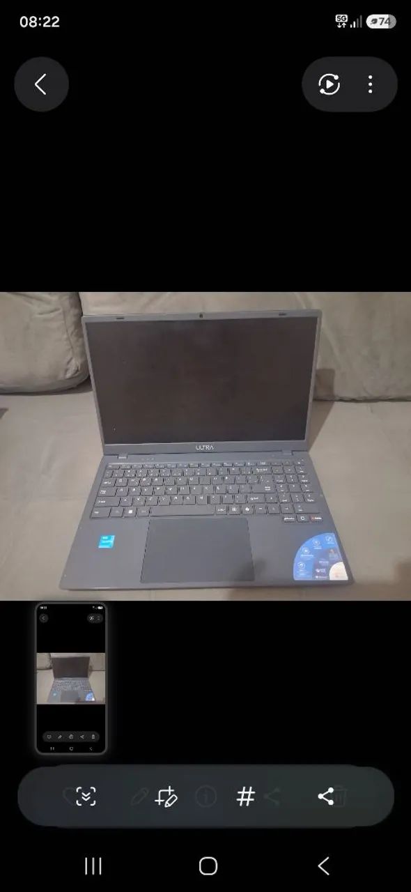Notebook seminovo 