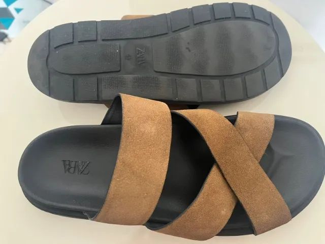 Sandália com tiras Zara - Foto 5