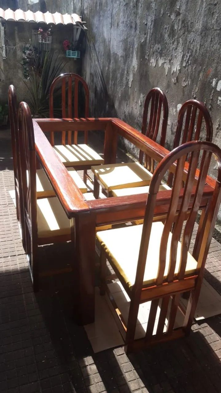 Mesa de Mógno com cadeira de Mógno - Foto 3