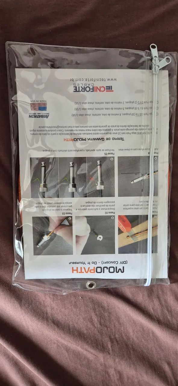 Kit Mojopath 10 Plugues Tecniforte Cabo 8 (NOVO)m  - Foto 2