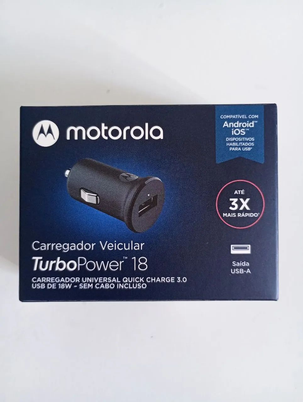 Carregador Veicular Universal Original Motorola 