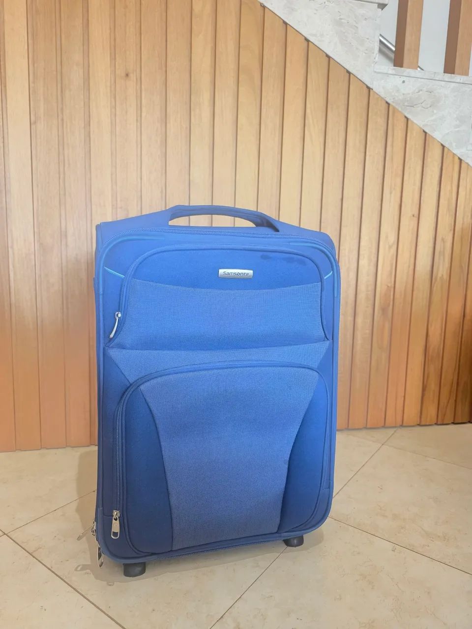 CONJUNTO DE MALAS SAMSONITE TECIDO AZUL MARINHO  - Foto 2