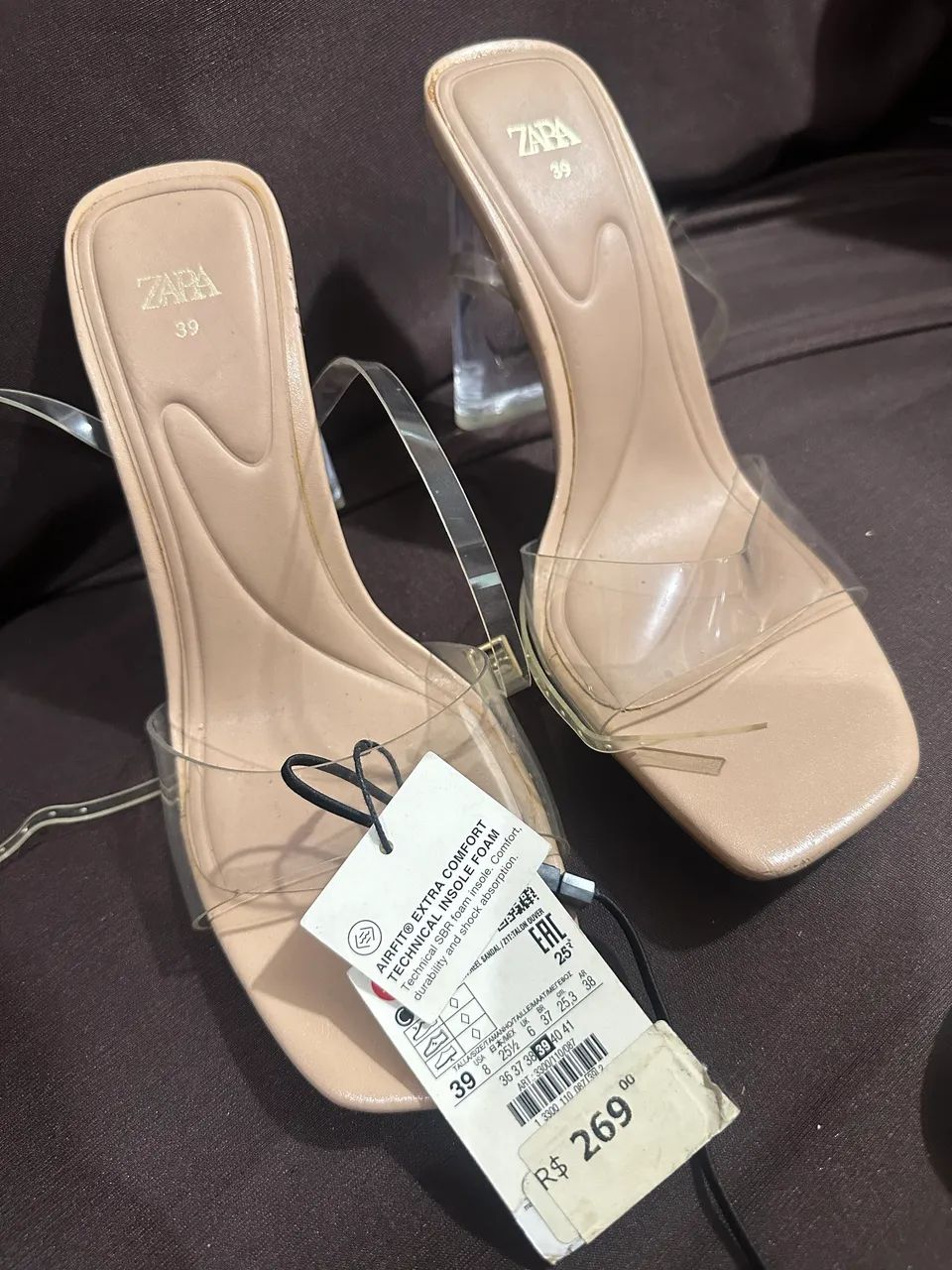 Sandália Zara 39