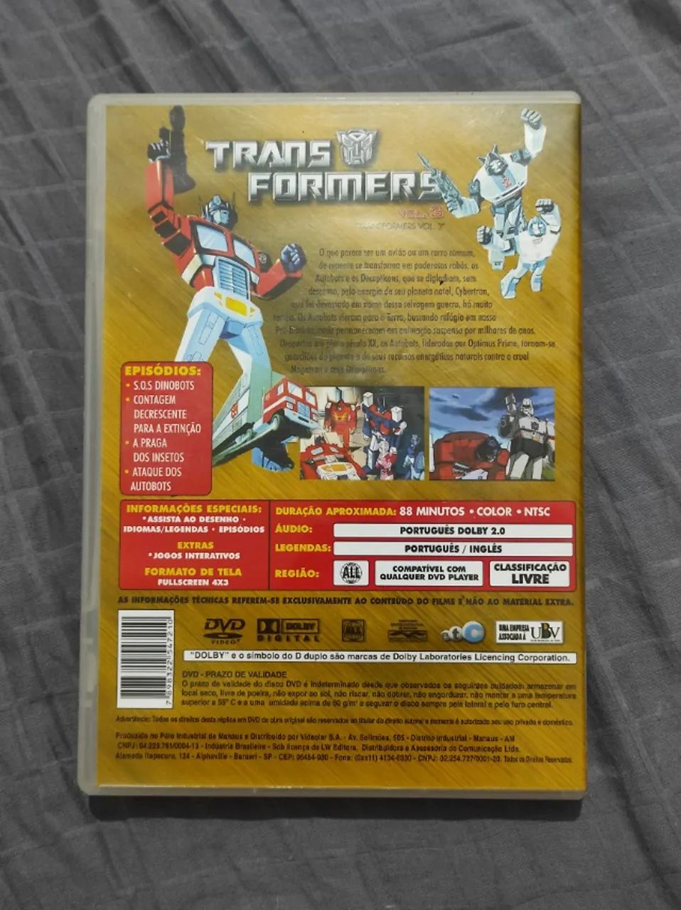 DVD Transformers Volume 3 - A Série Original - Foto 2