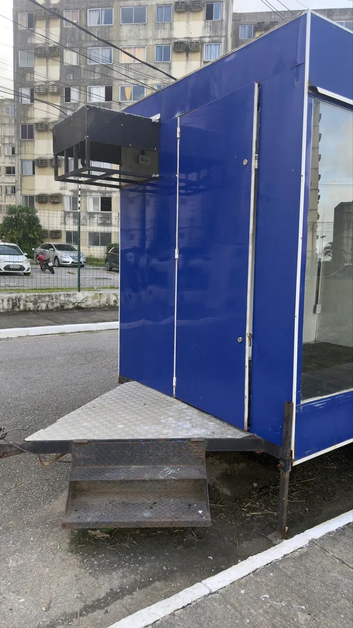 TRAILER  LOJA ( todo no ACM por fora e revestido de bloco por dentro) - Foto 3