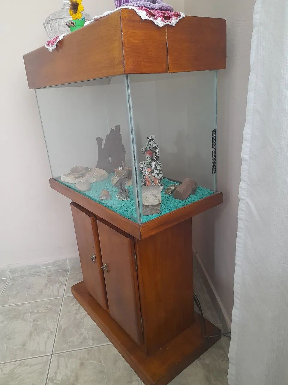 Vendo Aquário c/aparador - Foto 2