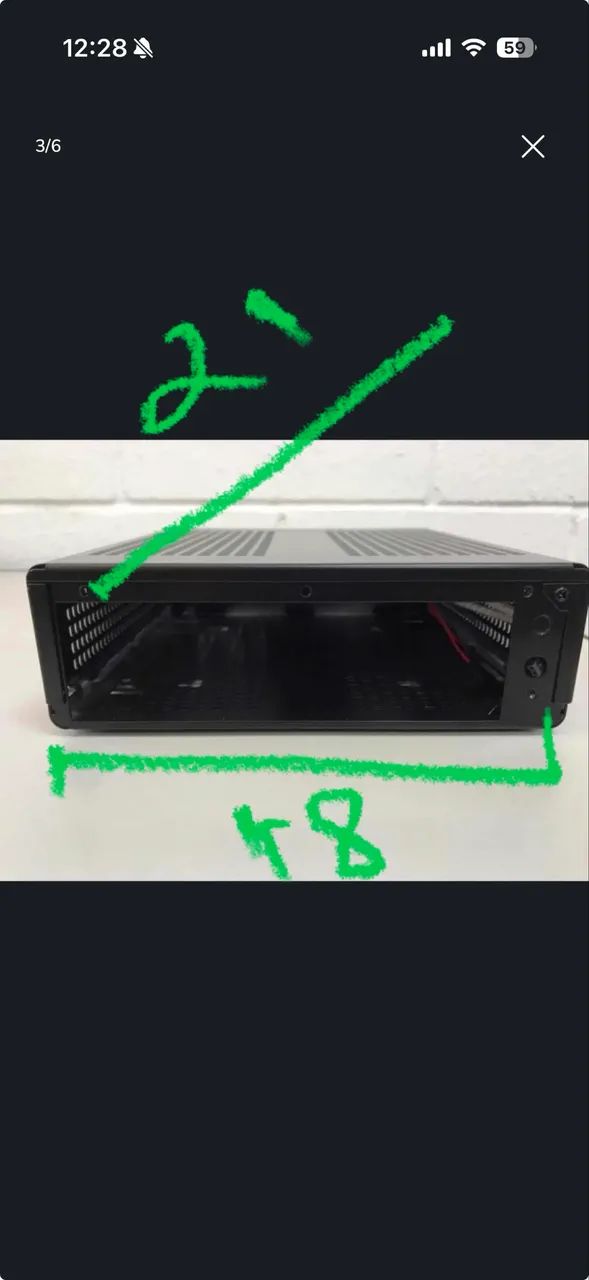 Mini gabinete Industrial Atx - Foto 4