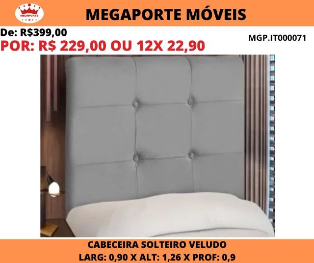 CABECEIRA DE CAMA SOLTEIRO  - Foto 2