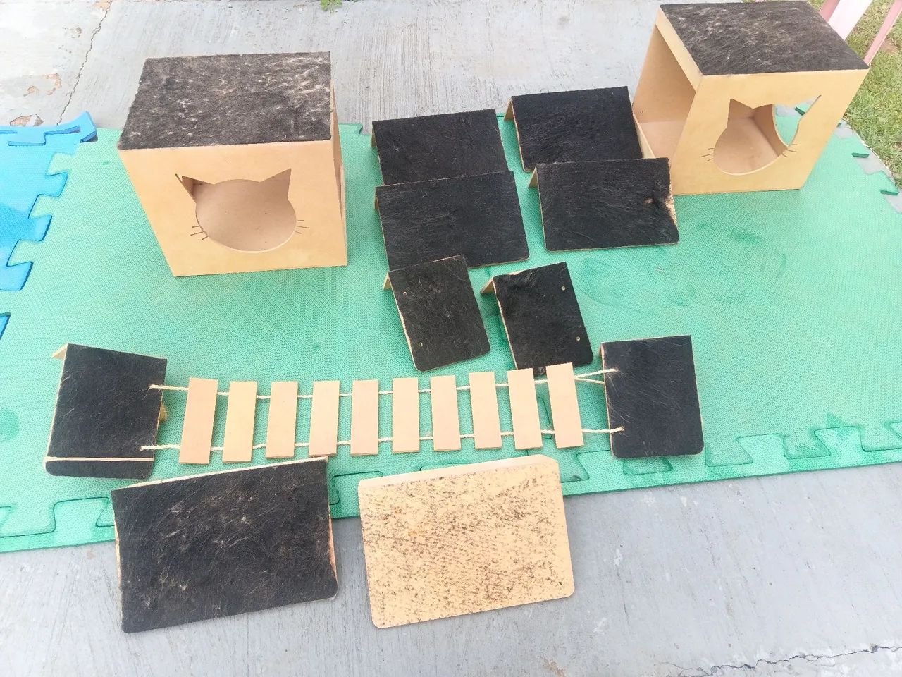 Arranhador prateleiras gato casa