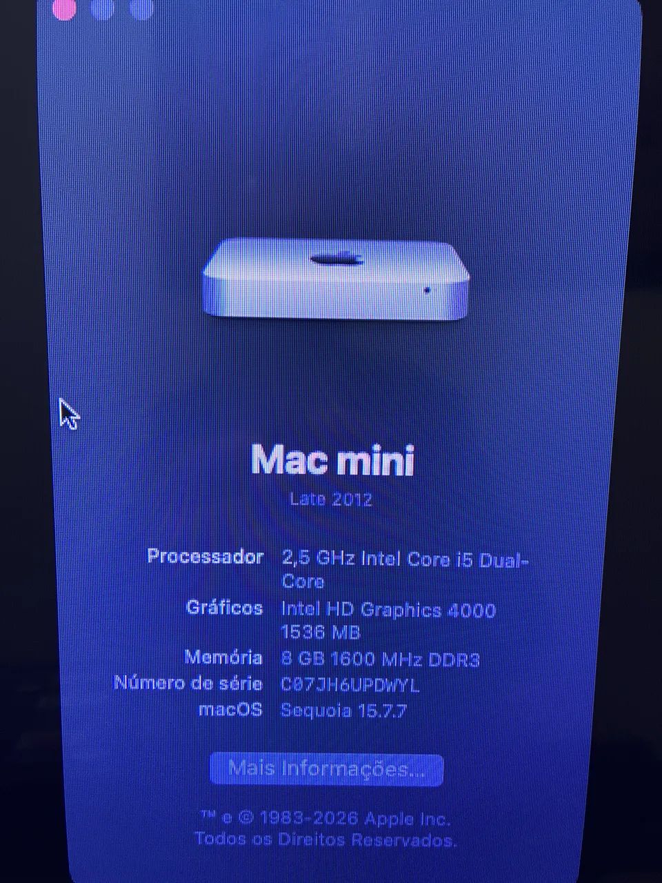 Apple MacMini 2012 (Late) - Computadores e Desktops - Vila Mariana