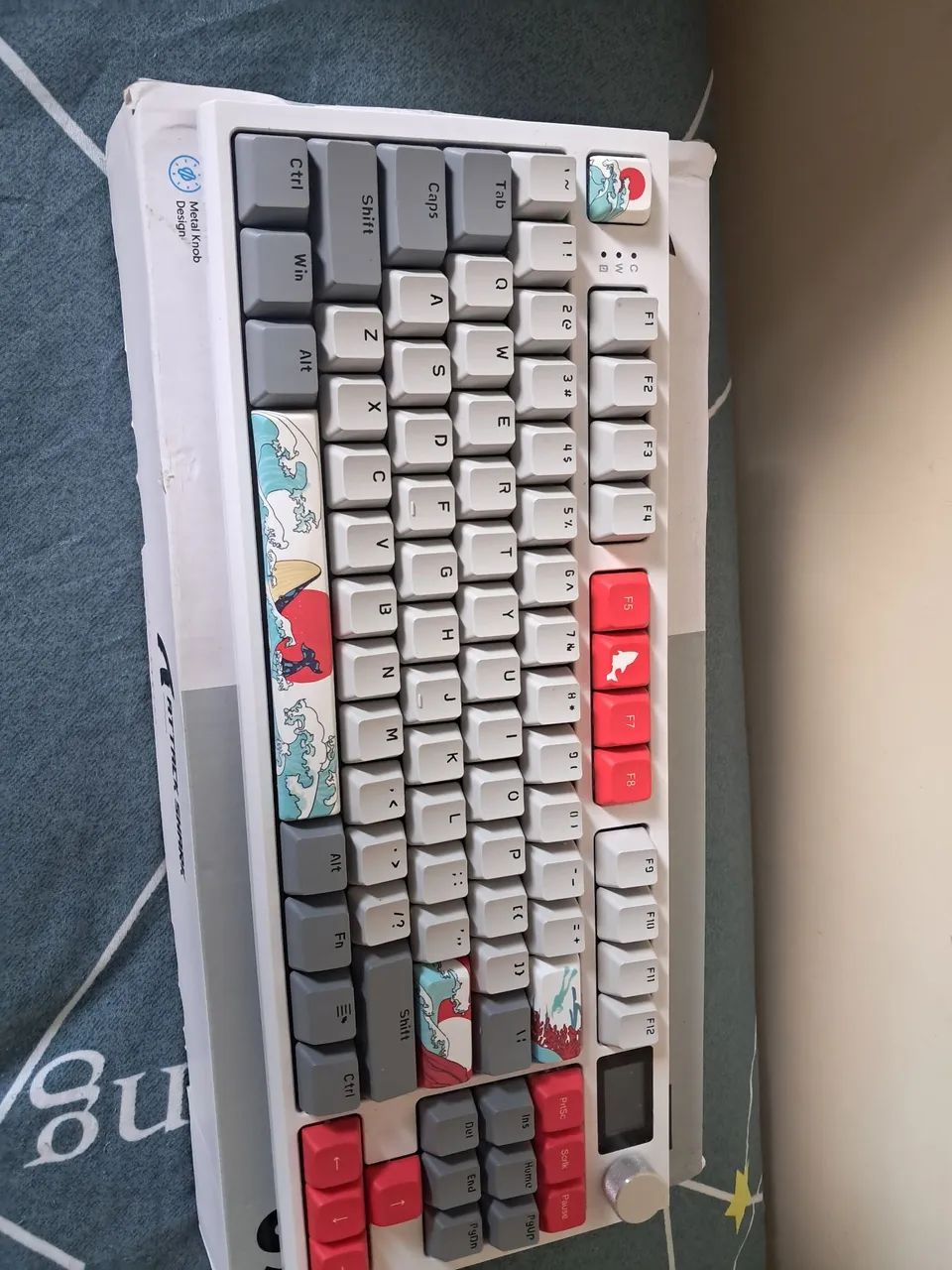 Teclado Mecânico Attack Shark K86 RGB - Tela TFT | Bluetooth | 2.4G | USB - Foto 2