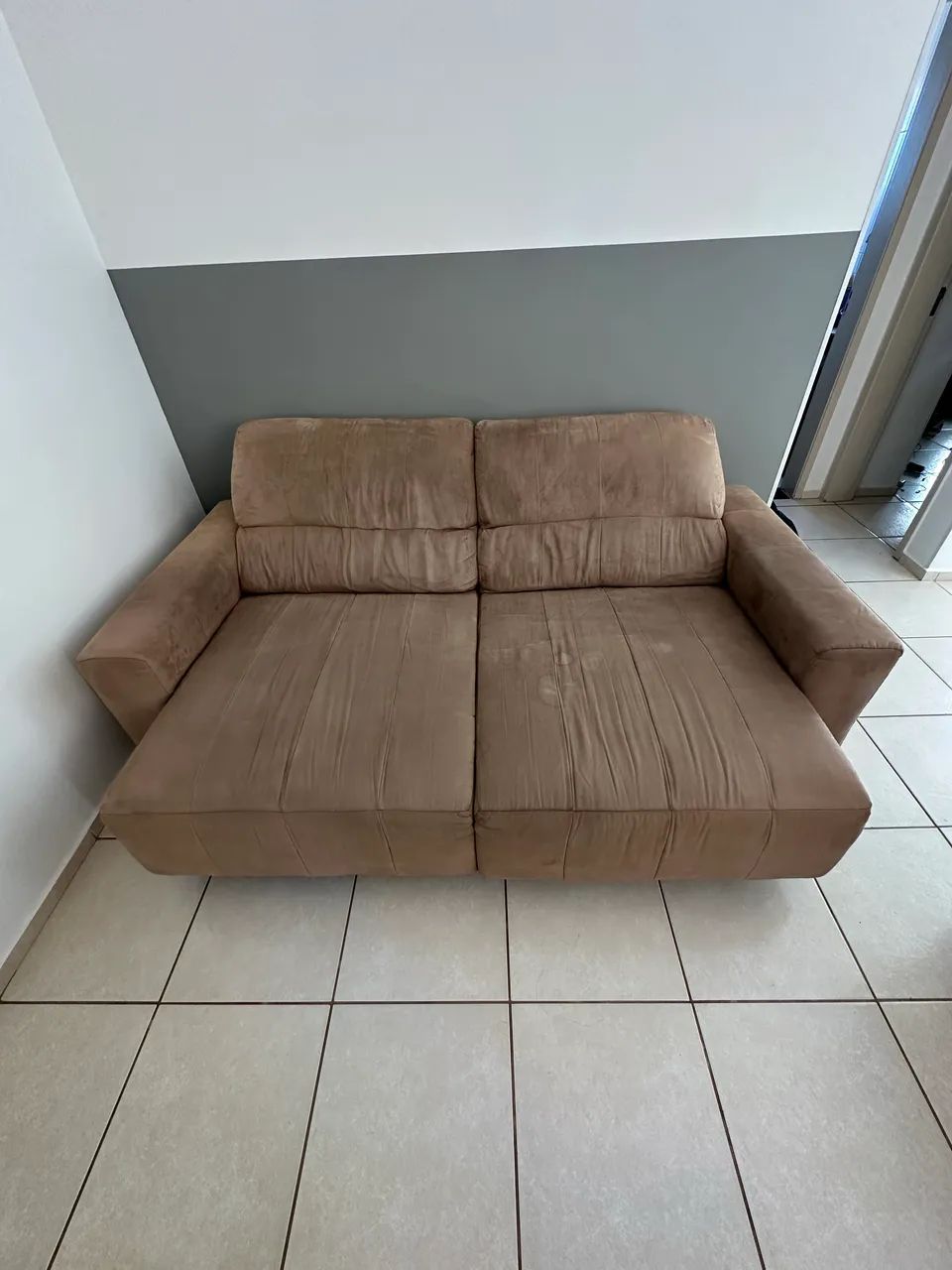 Sofá herval retrátil - 2.20m - entrego