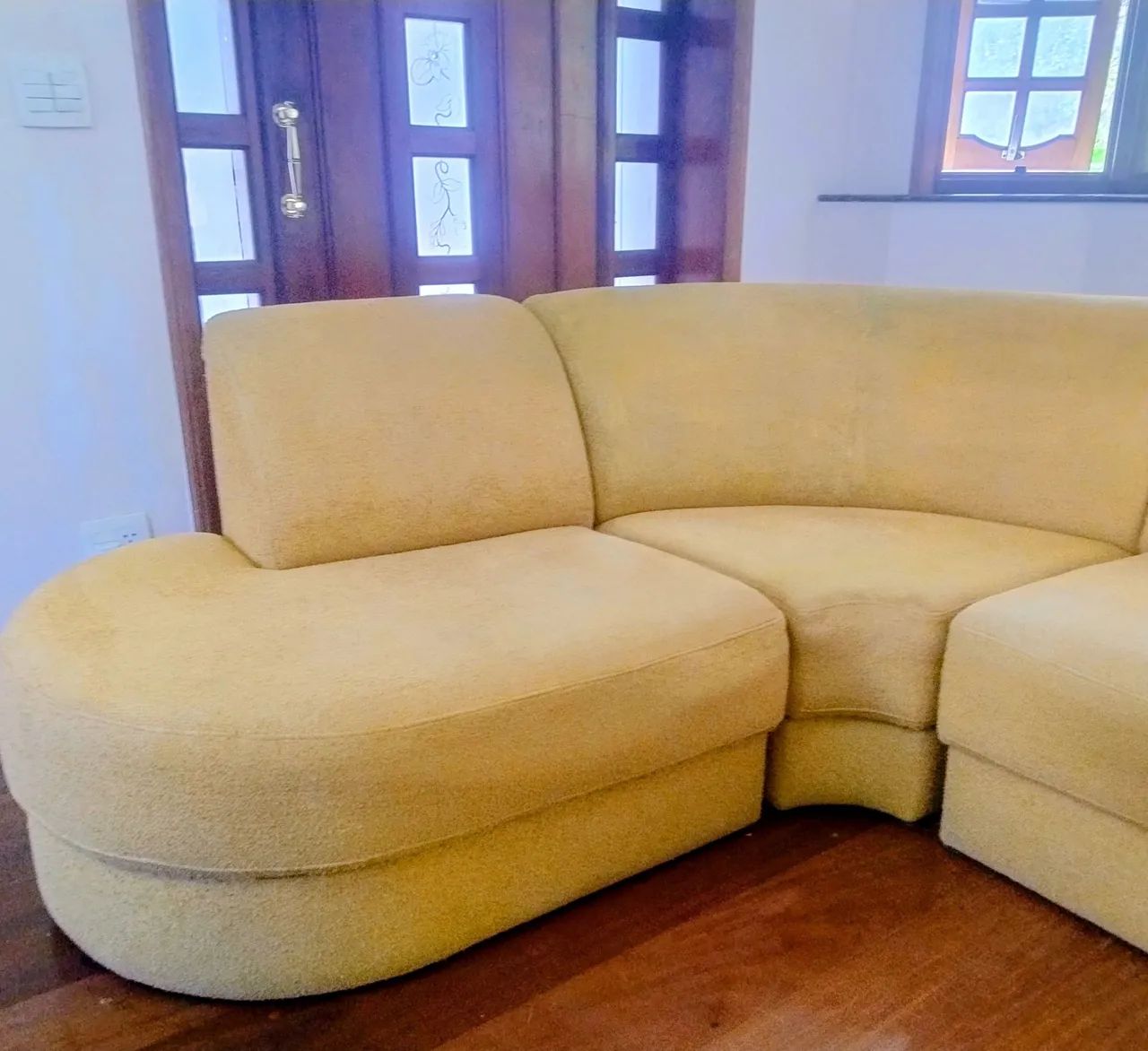 SOFA DE CANTO SEM BRAÇOS 2 M X 2 M ENVIO - Foto 2