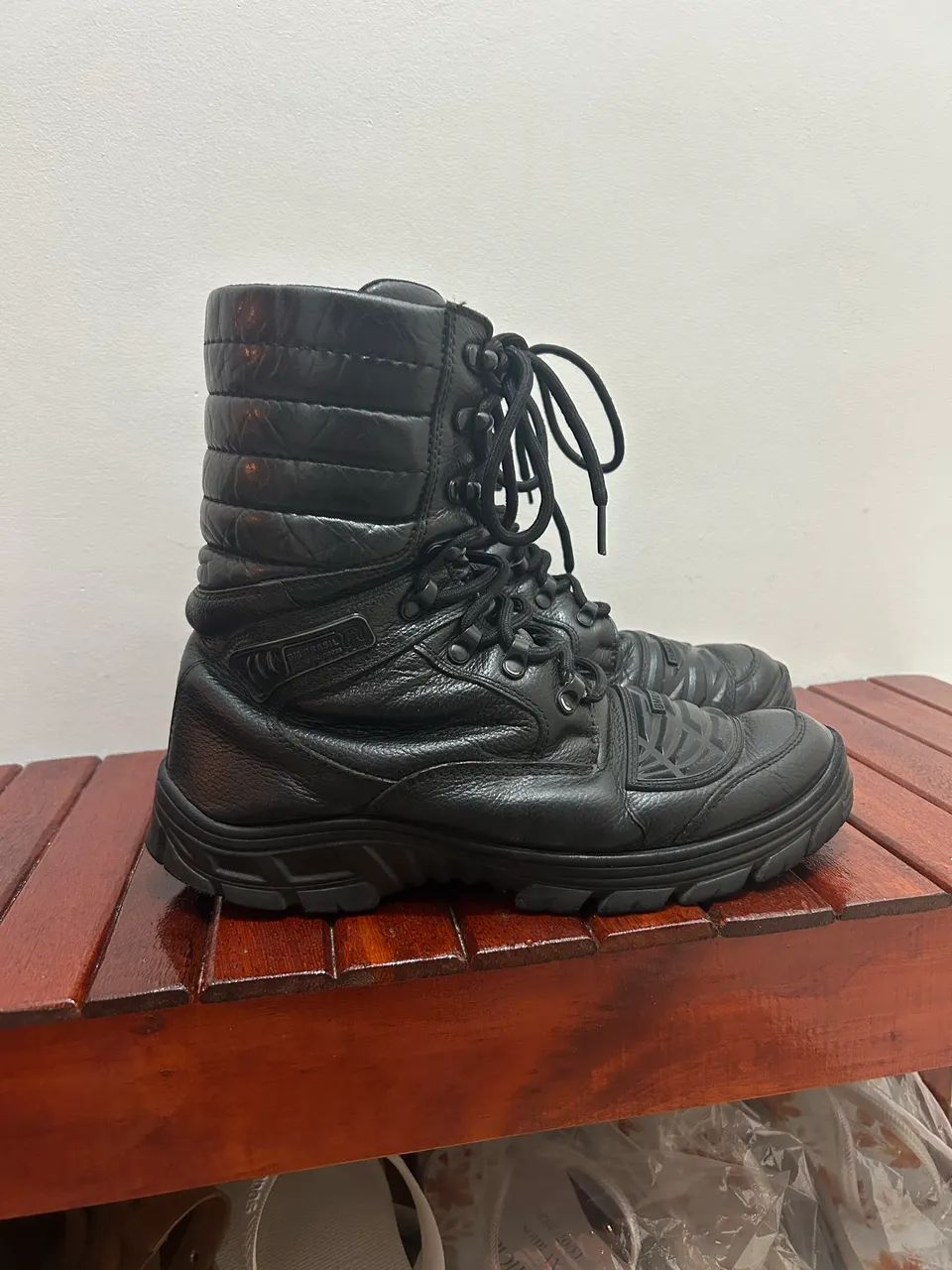 Coturno preto Bm brasil - Foto 2