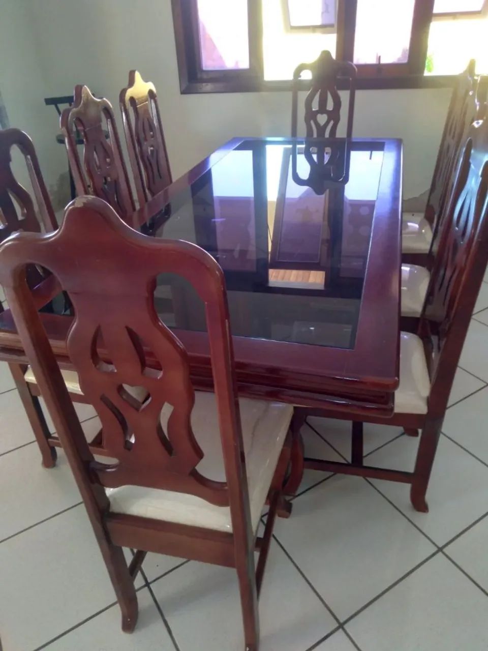 MESA DE JANTAR COM CADEIRAS - Foto 4