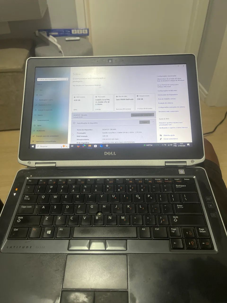 Notebook Dell Latitude E6330