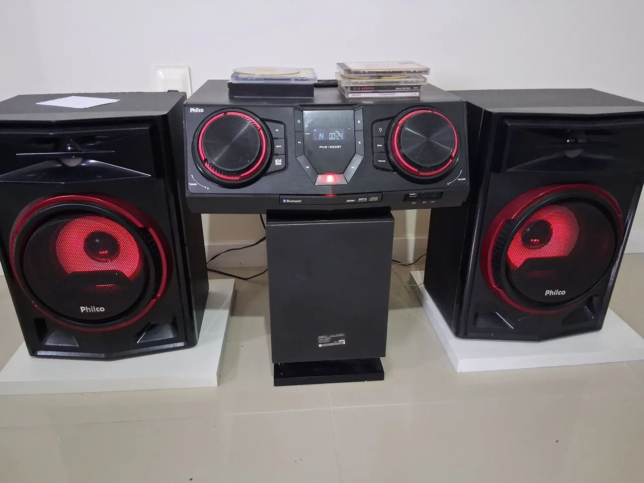 Mini System philco...Bluetooth...USB...Cd player  - Foto 2