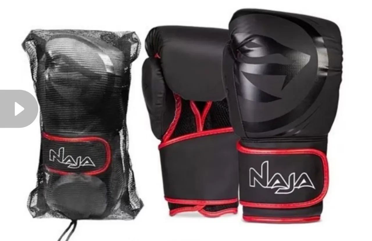 Kit Luva Boxe e Muay Thai