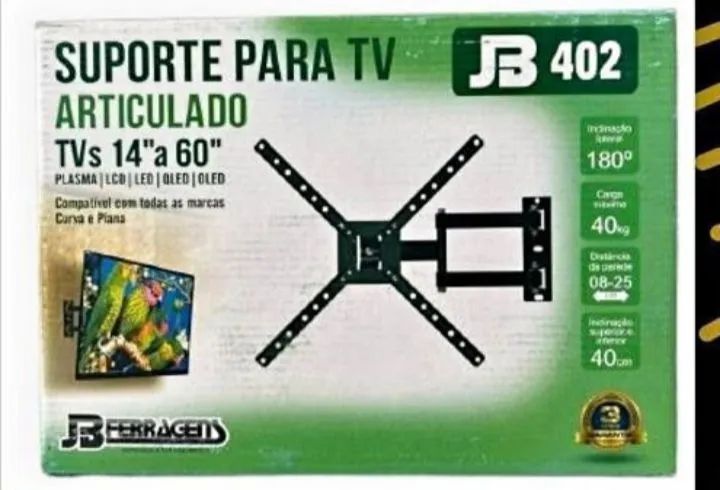 Suporte para TV Tri Articulado 14" a 60" Polegadas  - Foto 2