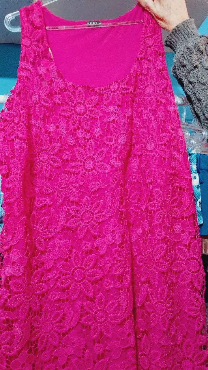 Vestido de renda Gripir Plus Size - Foto 2