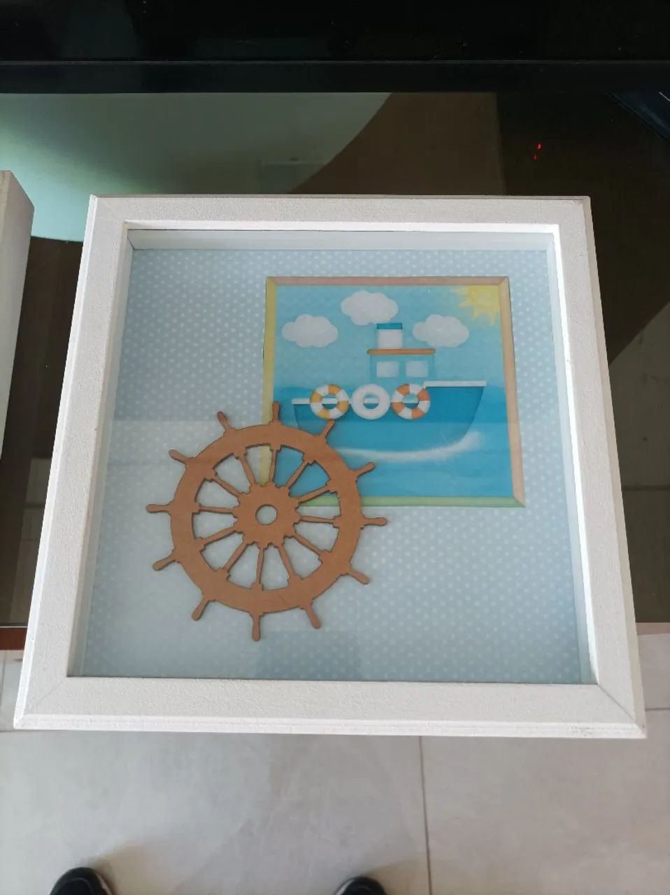 Quadro kit infantil com vidro. - Foto 4