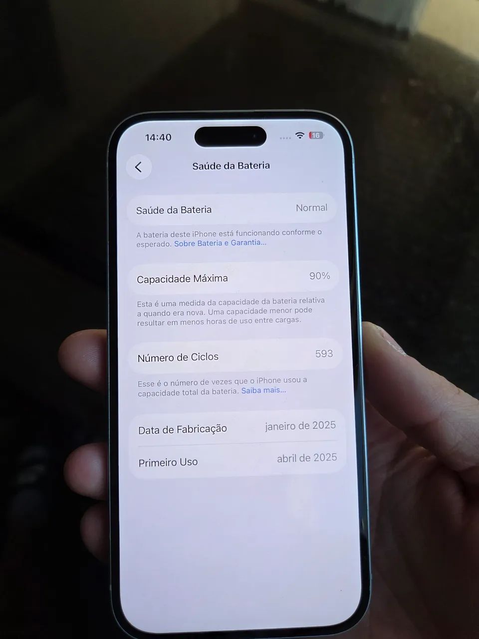 iPhone 15,  256GB, Blue, com caixa - Foto 2