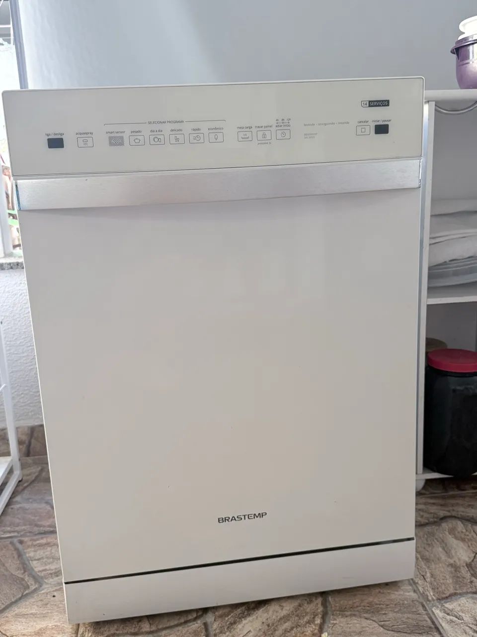 Lavadora Louças Brastemp 14 serviços Smart Sensor