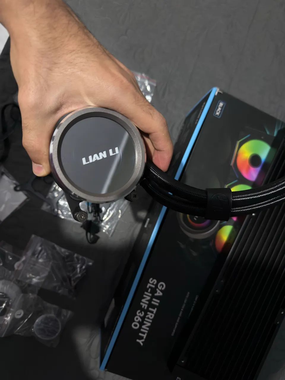 Water cooler lian li galahad II trinity - Foto 3