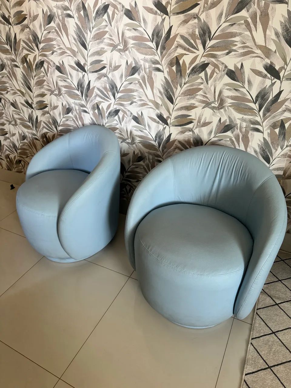 Poltronas azuis 