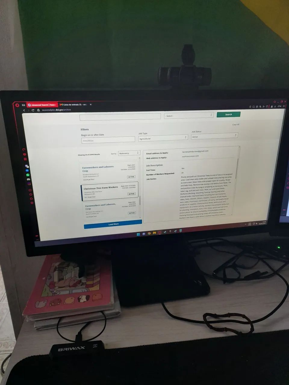 Monitor LG 75 hz.  $250,00