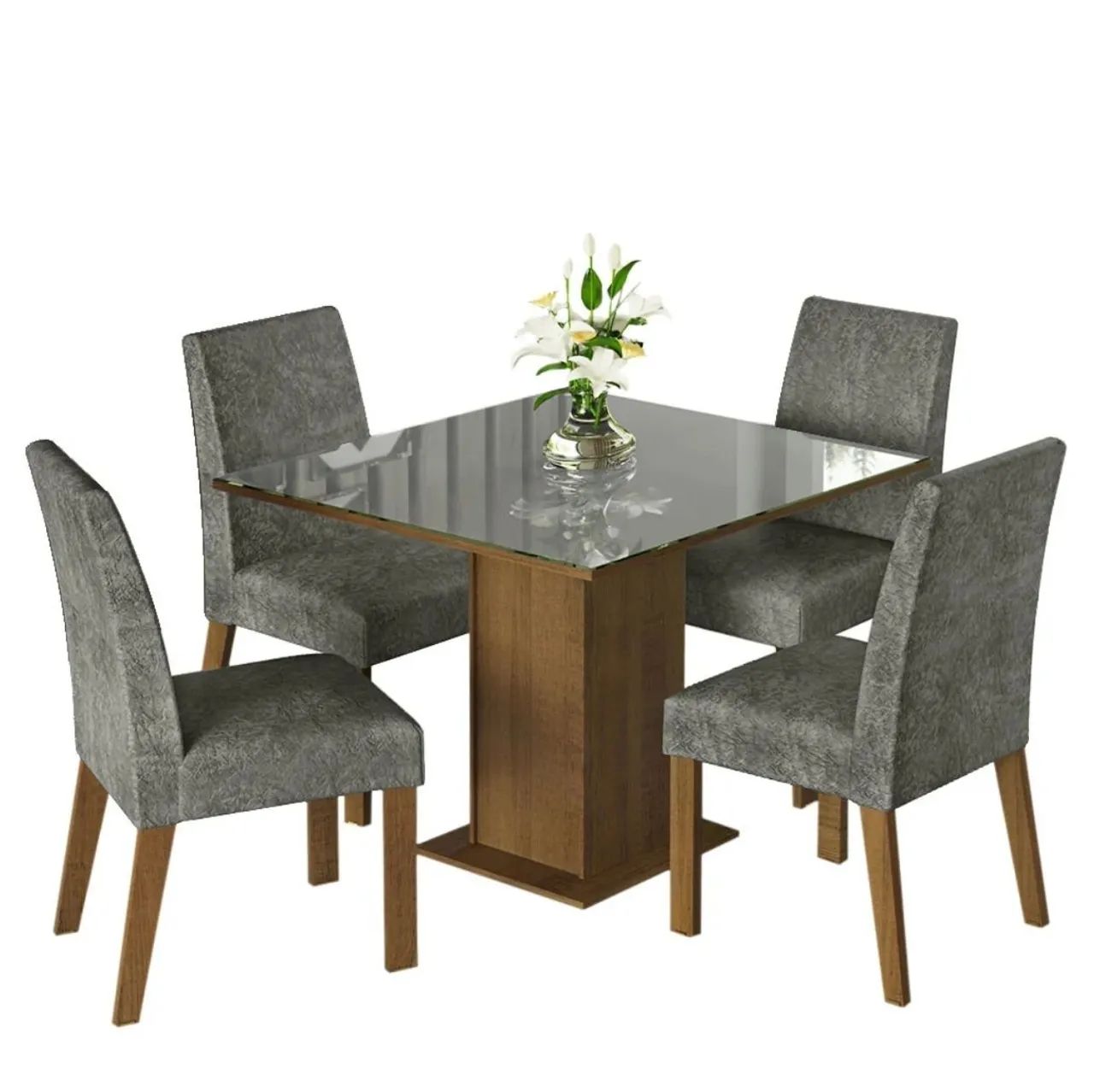 Mesa com 4 cadeiras 