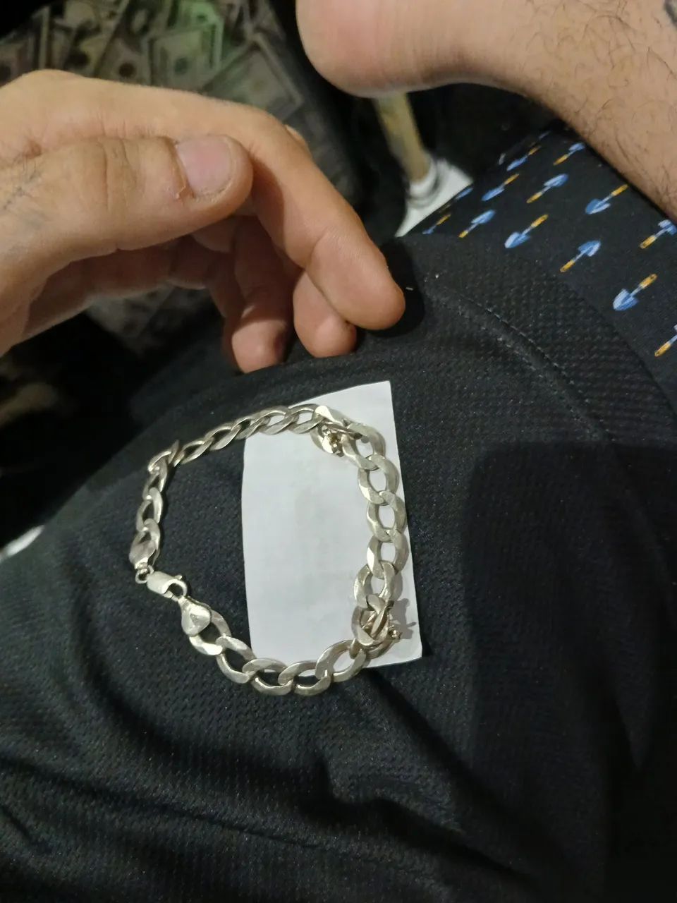 Pulseira prata 925 9mm 