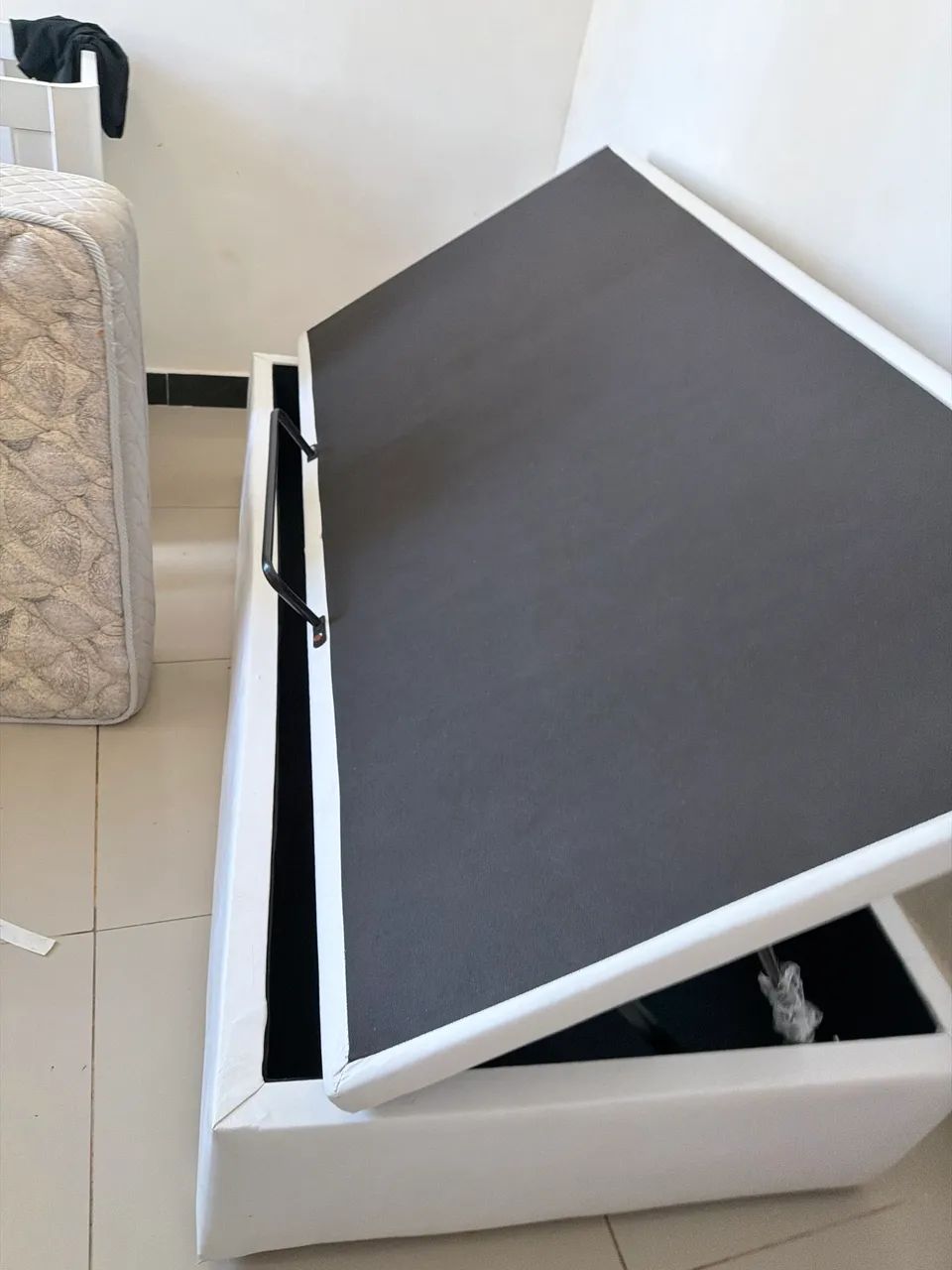 Cama Box Baú Branca  - Foto 4