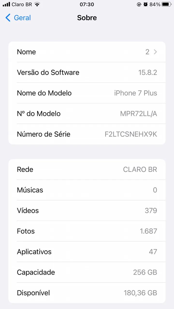 Vendo ou troco iPhone 7 plus 256 gb - Foto 2