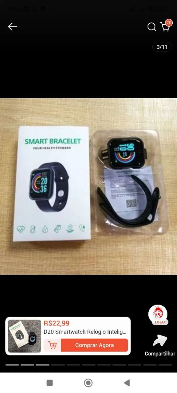 Smartwatch D20  - Foto 2