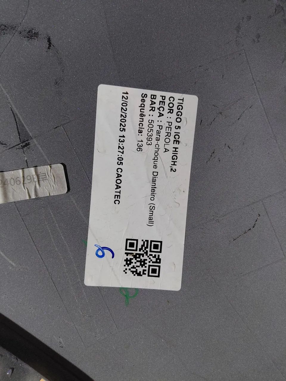 Parachoque dianteiro Tiggo 5 c/detalhe ESTE PRODUTO NÃO ESTÁ COM
