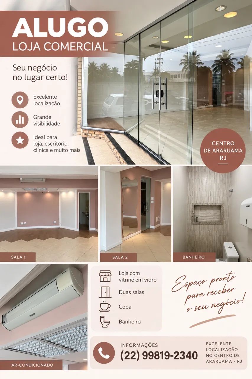 Alugo loja centro Araruama RJ