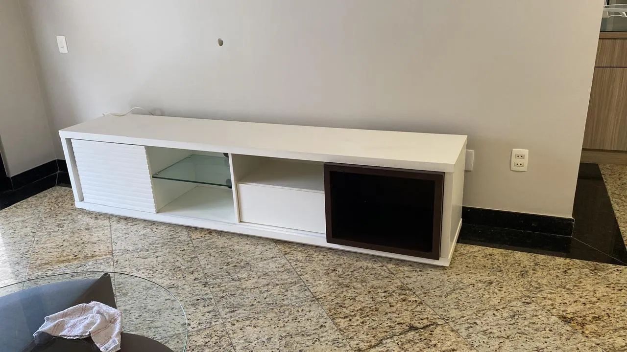 Rack branco laqueado - Foto 4