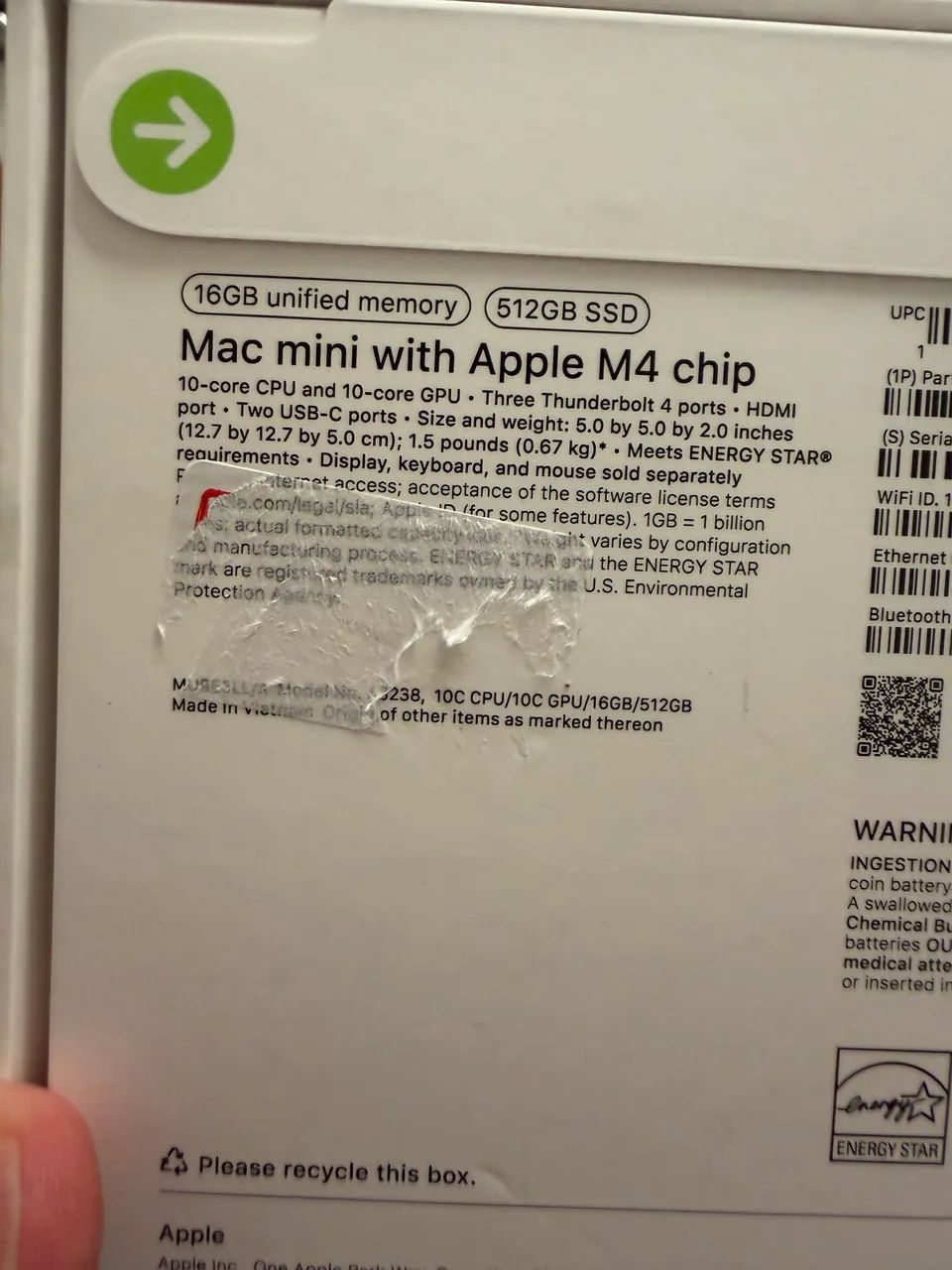 Mac Mini M4 16/512 Lacrado 1 ano garantia  - Foto 3