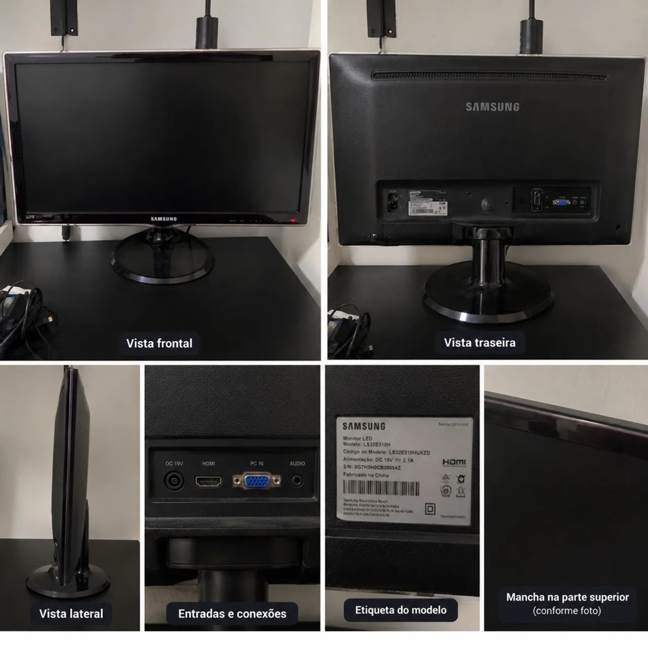 Monitor Samsung 24? Full HD - HDMI 