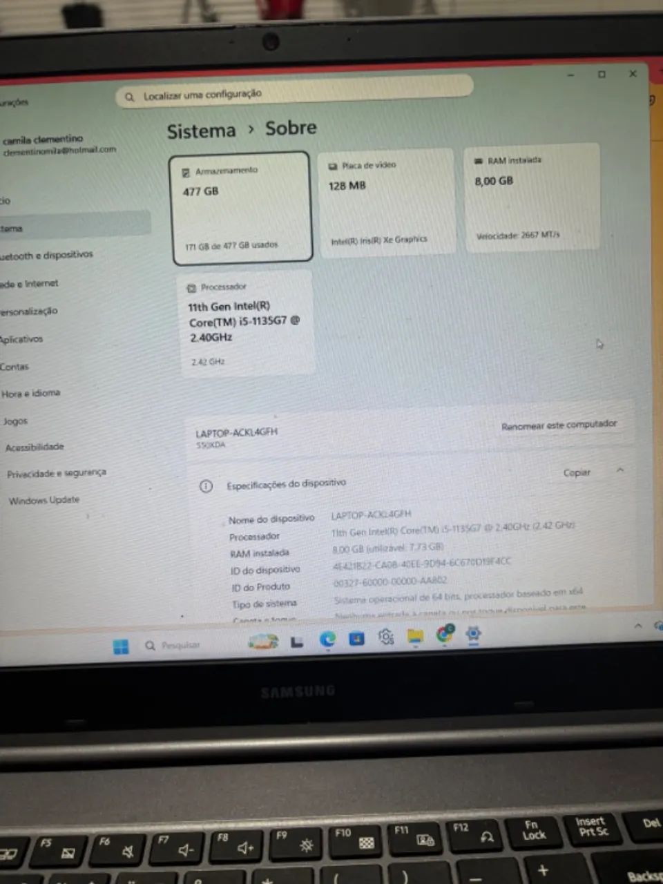 Notebook samsumg - Foto 4