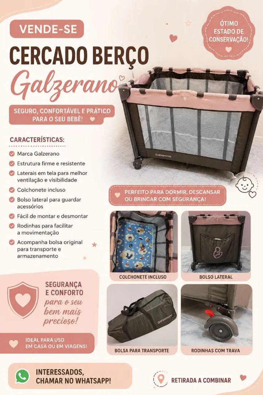 Cercado berço Galzerano  - Foto 5