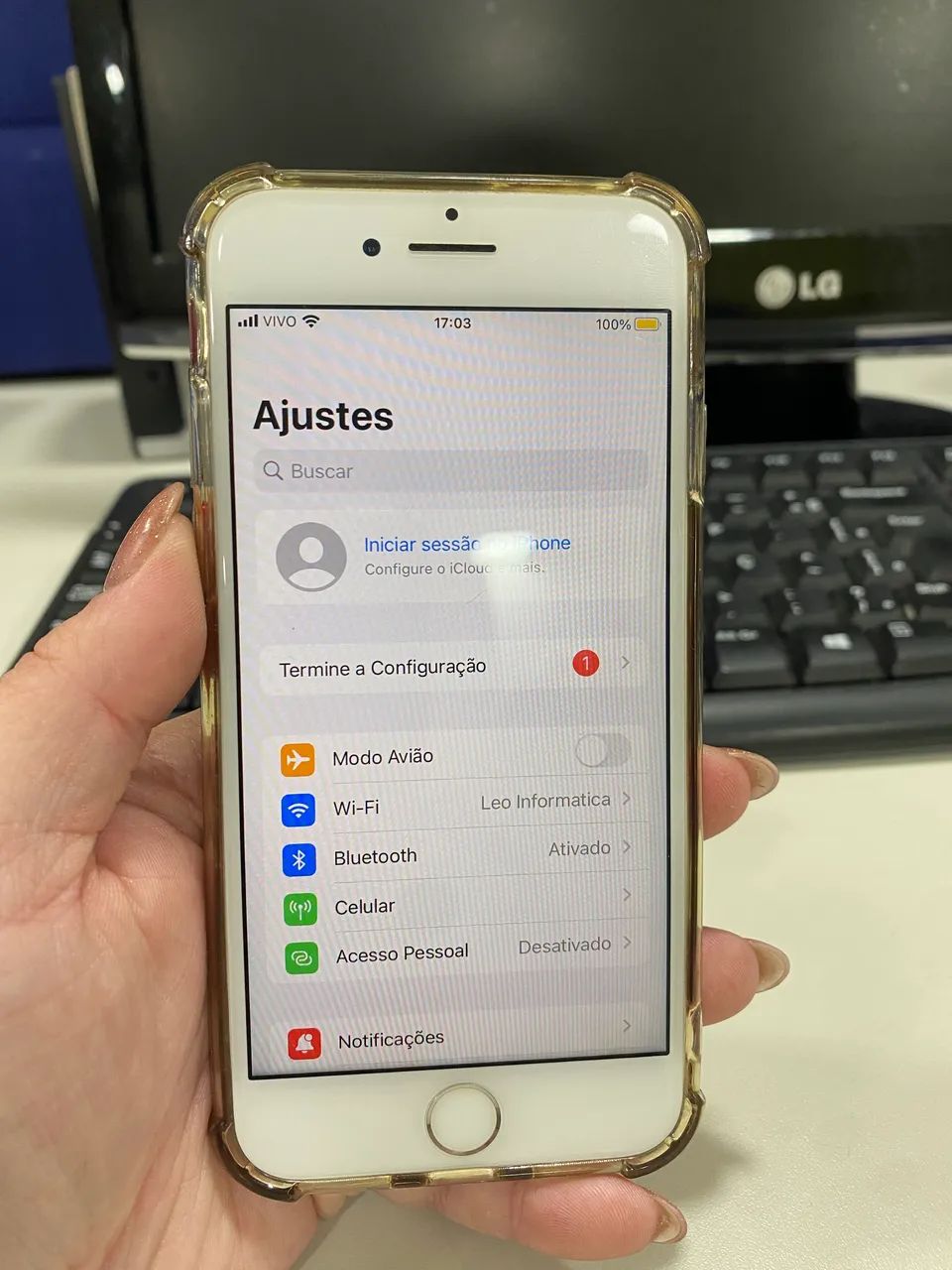 IPHONE 7 VERMELHO 128GB  - Foto 3
