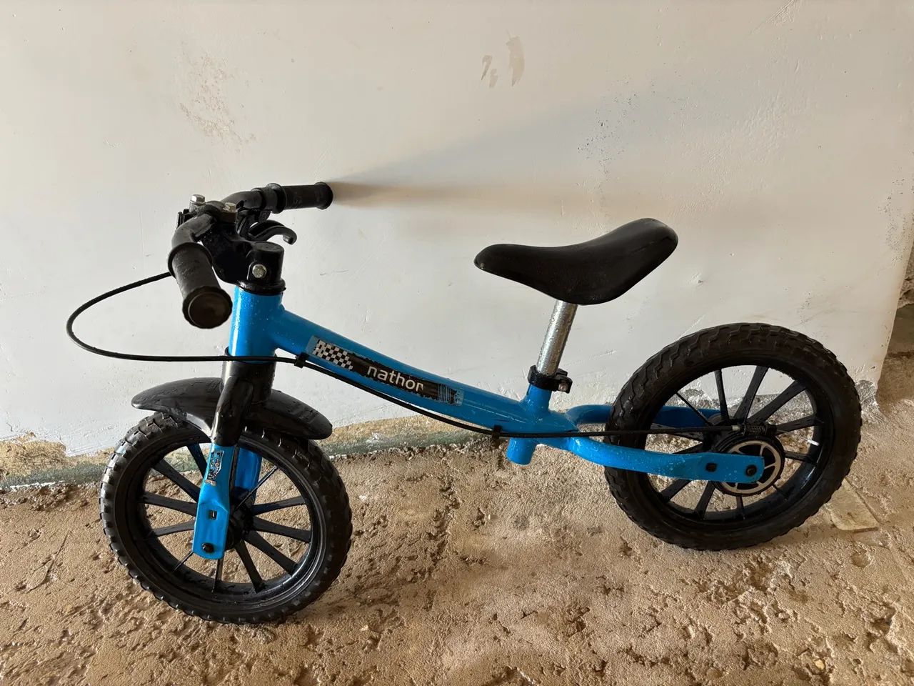 VENDO BICICLETA INFANTIL NATHOR - AZUL - Foto 2
