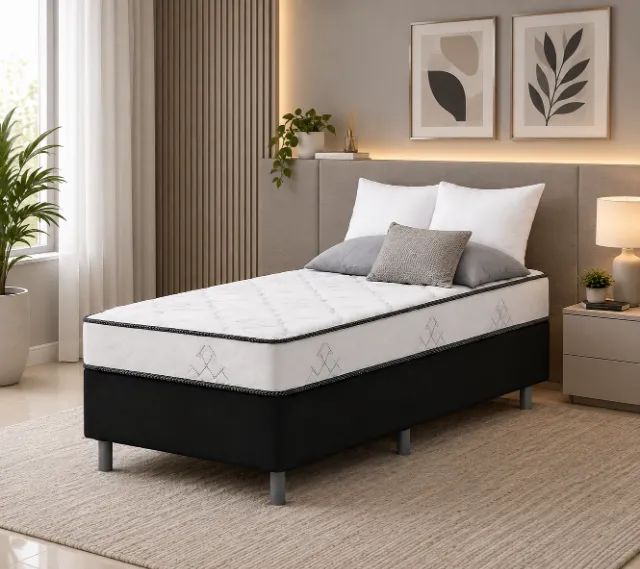 Cama box solteiro FRETE GRATIS 