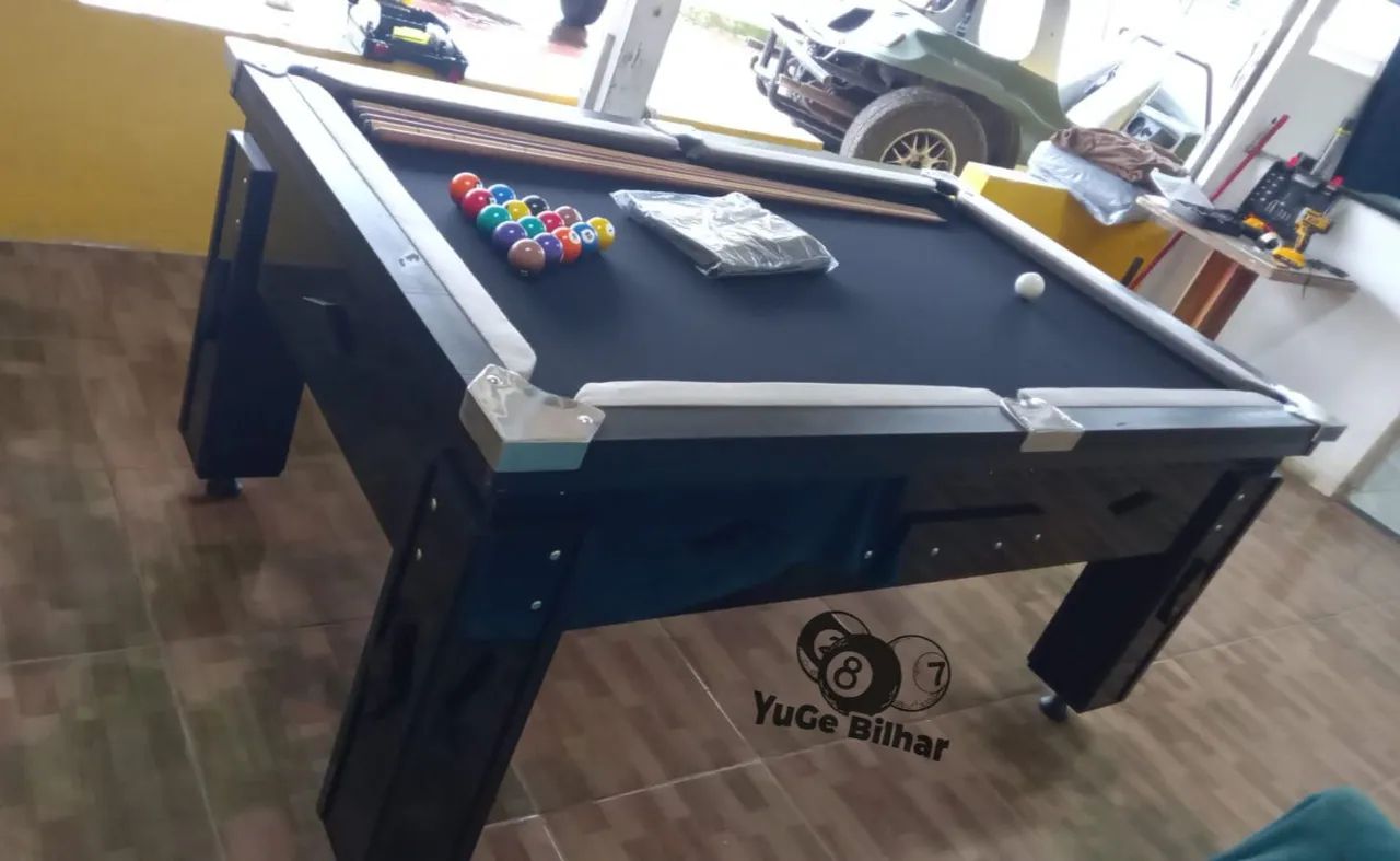 Mesa de bilhar com campo de pedra ardósia (Americana e Região) - Foto 2