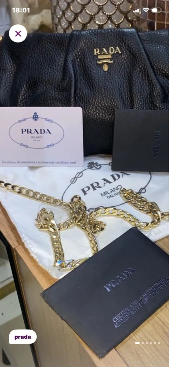 Bolsa prada original 