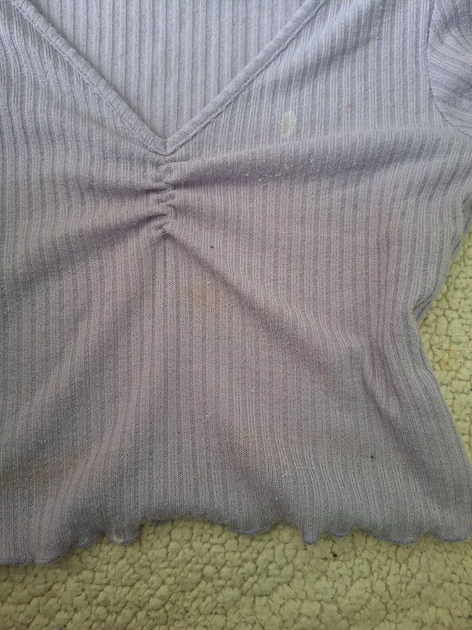 kit 2 blusas shein azul e lilás - Foto 3
