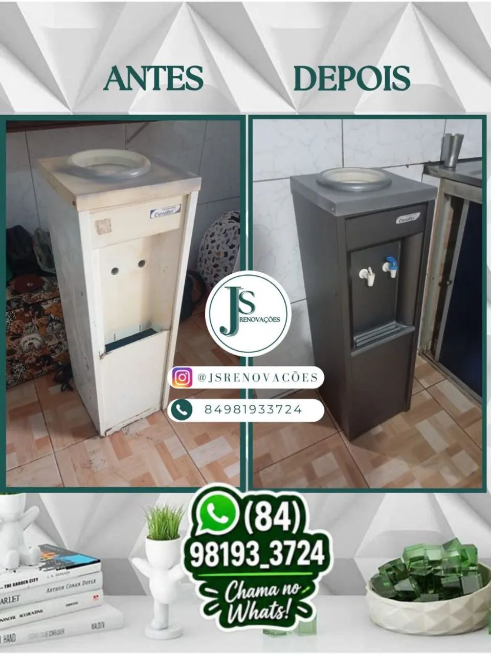 Envelopamento de móveis e eletrodomésticos películas residencial adesivo *