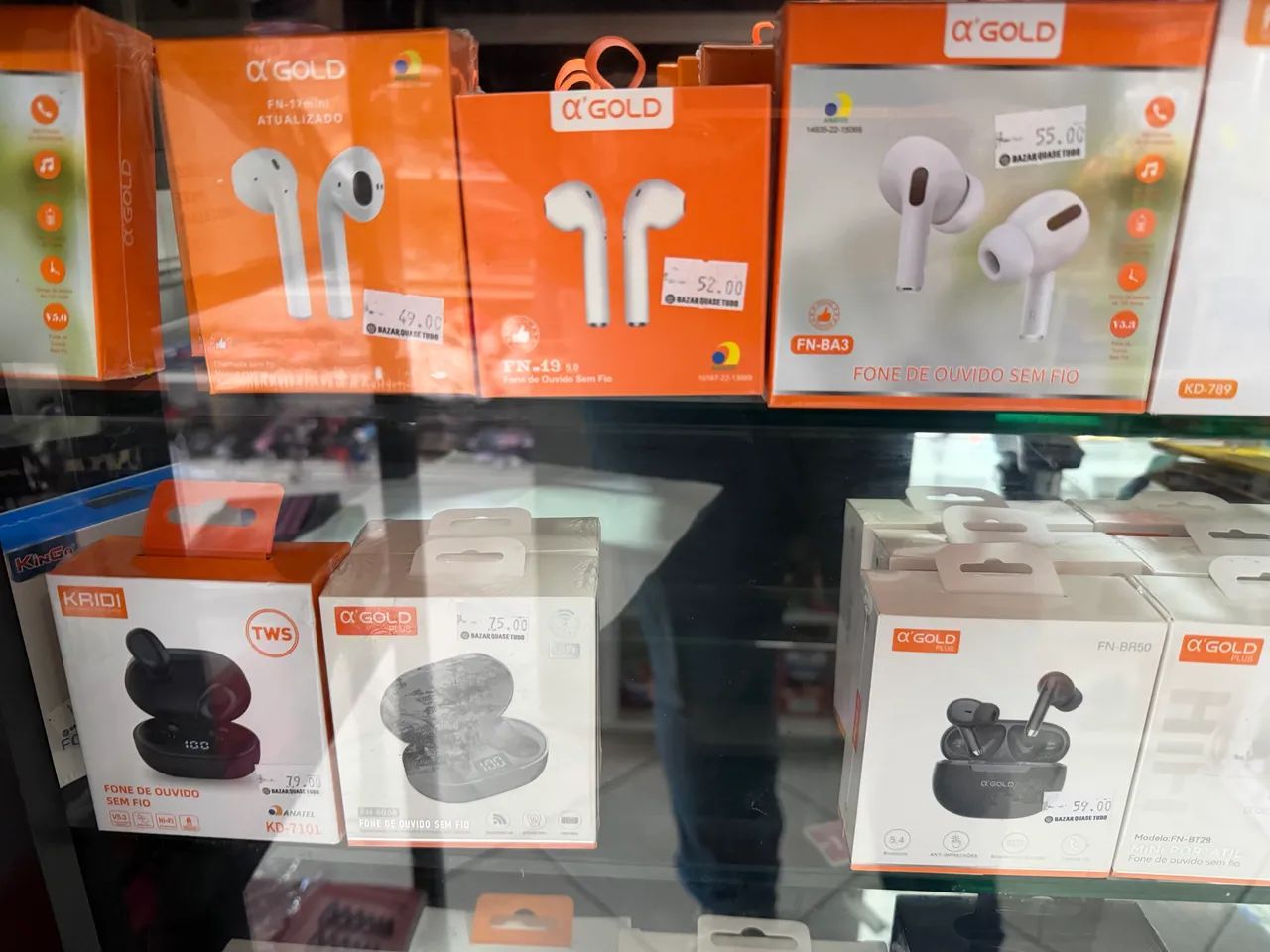 Vedo fones de ouvido Bluetooth kaid e gold , vários modelos  - Foto 2
